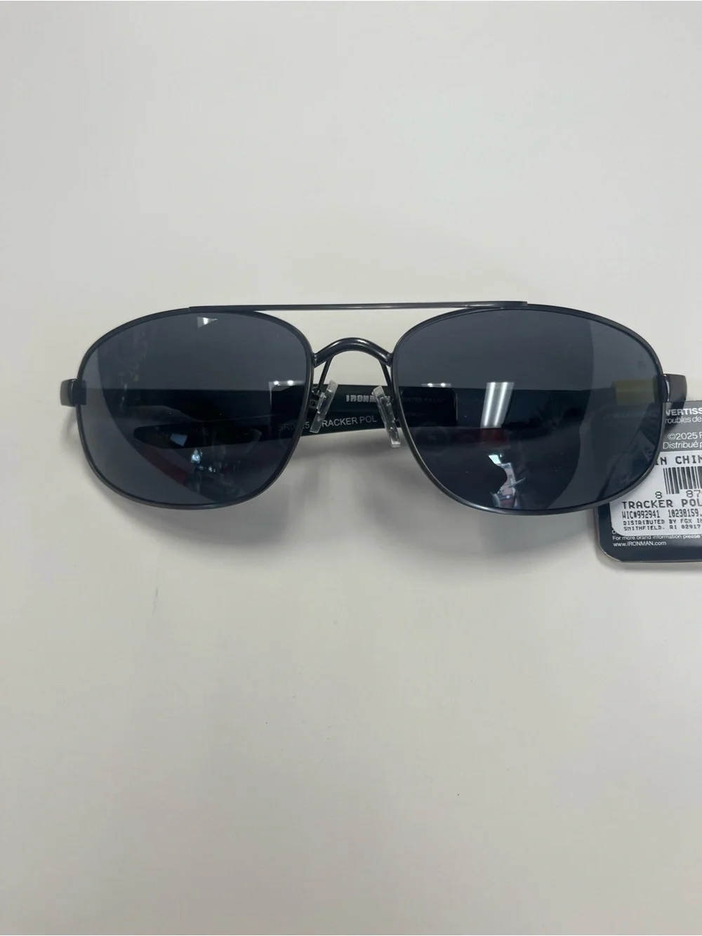 Foster Grant Iron Man Polarized Sunglasses - Black Frame